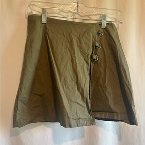 Olive Green Women's Skirt